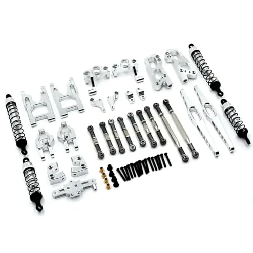 NexusDrive Upgrade -Zubehör -Kit -Stoßdämpfer für kompatibel mit 1/12 RC Buggy Cars Fits fit Feiyue fy03 12428 12423 Autoteile 12428 12423(Argent) von NexusDrive
