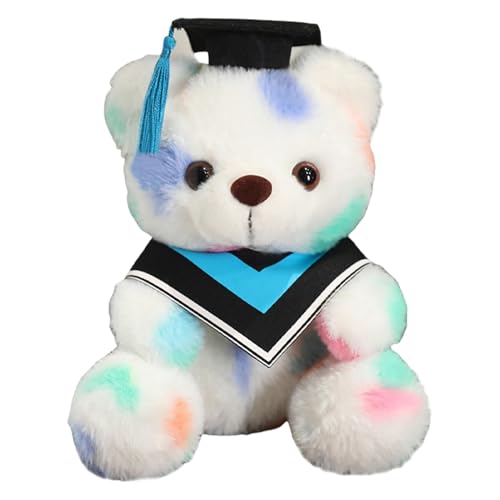 Gefüllter Bär, Plüschbär, 22,9 cm, Rainbow | 2024 Graduierung aus Plüsch mit zum Anziehen für Partyzubehör, Freunde Gefüllter Bär, Plüschbär, 22,9 cm, Rainbow | 2024 Graduierung aus Plüsch mit zum Anziehen für Partyzubehör, Freunde von Nexusectar