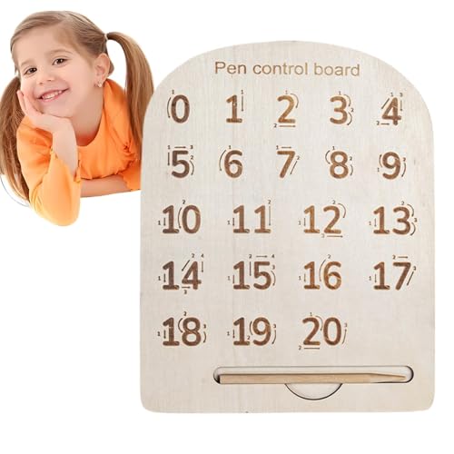 Holzbriefverfolgungsensorium - Buchstabenverfolgungsbrett, Holzverfolgungsbuchstaben, Nummernverfolgungscheibe | Bildungsspielzeug Für Kinder, Lernaktivitäten Im Vorschulalter Für Die Schreibpraxis Fü Holzbriefverfolgungsensorium - Buchstabenverfolgungsbrett, Holzverfolgungsbuchstaben, Nummernverfolgungscheibe | Bildungsspielzeug Für Kinder, Lernaktivitäten Im Vorschulalter Für Die Schreibpraxis Fü von Nexusectar