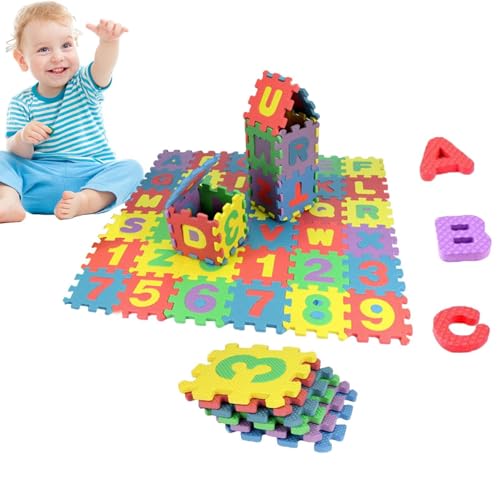 Kleinkindmatte, Foam Puzzle Floor Matte 36 | Schaummatte Mit Starker Flexibilität Und Sicherheit, Spielmatten Für Kinder Vorschulgeschenk Für Mädchen von Nexusectar