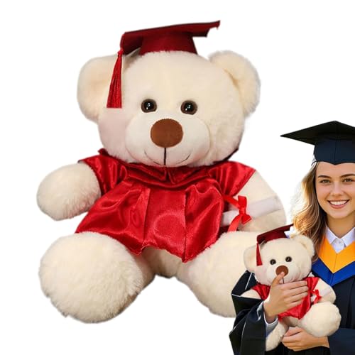 Nexusectar Abschlussbär Stuffed Animal - Stoffed Plüschspielzeug, Abschlusshutspielzeug | Gefüllte Tierplüschspielzeug, Gefüllte Spielzeugpuppe Mit, Weich von Nexusectar