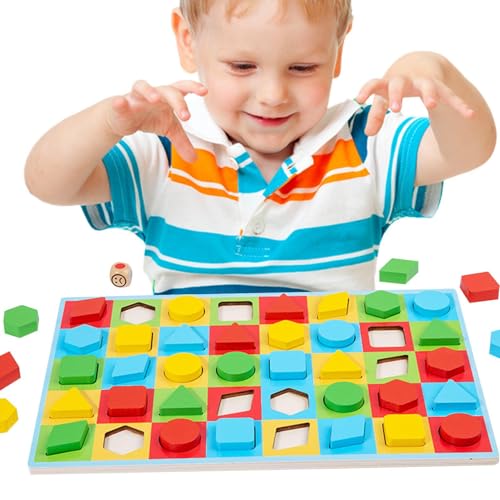 Nexusectar Farbsortierspielzeug, Formanpassungsspiel - Sortier- Und Stapelspielzeug Aus Holz - Formsortierer Vorschul-Lernspielzeug, Farbstapel-Lernspaß Für Und Mädchen Im Vorschulalter Nexusectar Farbsortierspielzeug, Formanpassungsspiel - Sortier- Und Stapelspielzeug Aus Holz - Formsortierer Vorschul-Lernspielzeug, Farbstapel-Lernspaß Für Und Mädchen Im Vorschulalter von Nexusectar