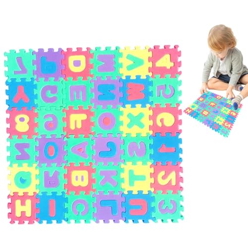 Nexusectar Foam Play Matte - Schaum -Puzzle -Bodenmatte 36, Schaummatte Mit Starker Flexibilität Und Sicherheit, Spielmatten Für Kinder Vorschule Geschenk Für Mädchen von Nexusectar