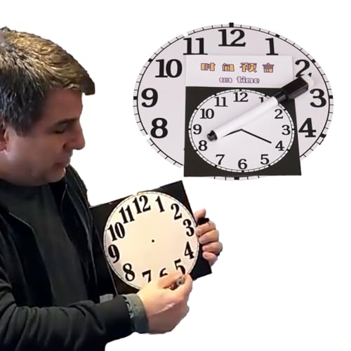Nexusectar Magic Time Illusion - Uhr Magier Tricks, klassisches Mentalismus -Prop -Kit | Sleight of Hand Performance Gadget, Puzzle -Uhr Sleight of Hand Performance Gadget, Puzzle Nexusectar Magic Time Illusion - Uhr Magier Tricks, klassisches Mentalismus -Prop -Kit | Sleight of Hand Performance Gadget, Puzzle -Uhr Sleight of Hand Performance Gadget, Puzzle von Nexusectar