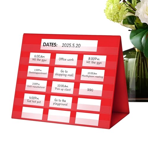 Nexusectar Pocket Chart Für Klassenzimmer | Wortaufbau-Tafel - Doppelseitiges Faltdisplay Für Kinder, Lehrer, Kindergarten & Grundschule von Nexusectar
