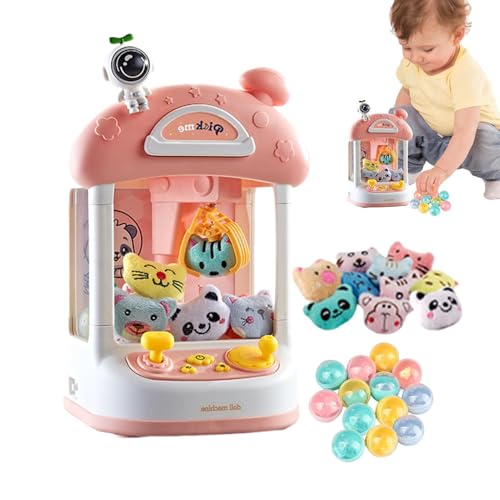 Nexusectar Puppenkrallenmaschine - Haushaltsklammer, Puppen-Gashapon-Maschine, Mini-Kranmaschine | -Thema, Elektrisches Sound- Und Lichtfang-Puppenspielzeug Für Dual-Lademodus, Einstellbare La Nexusectar Puppenkrallenmaschine - Haushaltsklammer, Puppen-Gashapon-Maschine, Mini-Kranmaschine | -Thema, Elektrisches Sound- Und Lichtfang-Puppenspielzeug Für Dual-Lademodus, Einstellbare La von Nexusectar