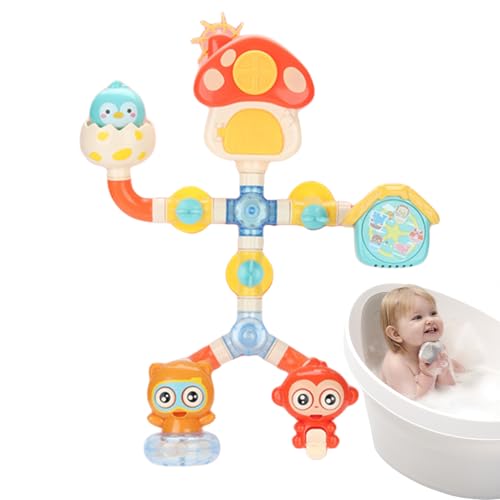 Nexusectar Wasserspray-Badespielzeug,Tier-Badewannenspielzeug | Cartoon-Badespielzeug für Kinderbadezimmer - Badewannenspielzeug mit leistungsstarken Saugnäpfen für Pool, Badewanne, Dusche und Nexusectar Wasserspray-Badespielzeug,Tier-Badewannenspielzeug | Cartoon-Badespielzeug für Kinderbadezimmer - Badewannenspielzeug mit leistungsstarken Saugnäpfen für Pool, Badewanne, Dusche und von Nexusectar