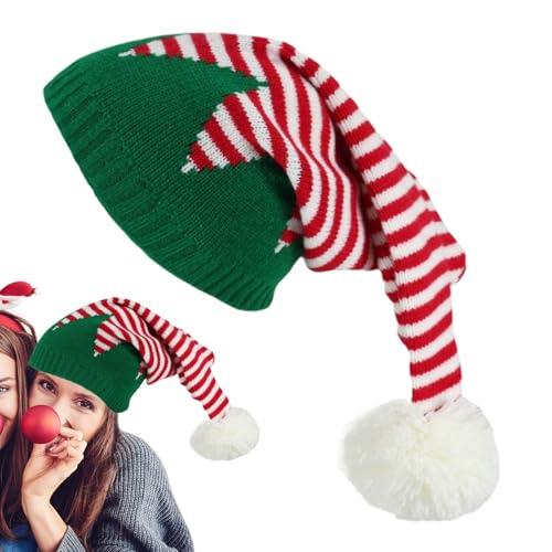 Nexusectar Weihnachtsmütze - Weihnachtsmannmützen Für Männer | Bequeme Festliche Bunte Mütze Für Die ganze Familie Outdoor Aktivitäten Versammlungen von Nexusectar