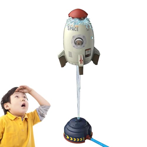 Raketensprinkler,Hydro Launch 360 rotierender Weltraumraketensprinkler | Wasserspielzeug für den Außenbereich, lässt Sich am Gartenschlauch befestigen, lustiges Spritzspielzeug für den Raketensprinkler,Hydro Launch 360 rotierender Weltraumraketensprinkler | Wasserspielzeug für den Außenbereich, lässt Sich am Gartenschlauch befestigen, lustiges Spritzspielzeug für den von Nexusectar