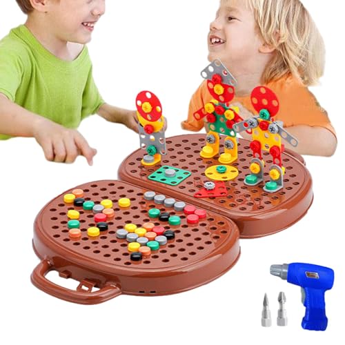 Schraubendreherplatine Set - Stamm Holzwerkzeug | Langlebige, Tränenfeste Neuheit, Entwicklungswerkzeuge Schraubendreher Spielzeugsatz Für Die Entwicklung Der Fei von Nexusectar