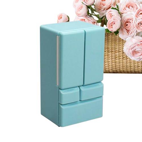 Spielzeugkühlschrank, Spielzeugkühlschrank, Miniatur 1:12 Skala Home Kühlschrank, Spielzeugküchenprodukte, Kinder Spielen Heimspielzeug, Puppenhausmöbel Zum Geburtstag Weihnachten Spielzeugkühlschrank, Spielzeugkühlschrank, Miniatur 1:12 Skala Home Kühlschrank, Spielzeugküchenprodukte, Kinder Spielen Heimspielzeug, Puppenhausmöbel Zum Geburtstag Weihnachten von Nexusectar