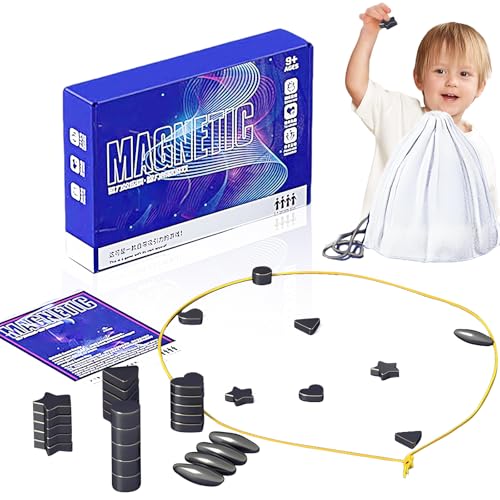 Magnetic Strategiespiel Set, 20 Magnetische Spielsteine, Tragbares Tischspiel für Familie und Camping, Ab 8 Jahre Magnetic Strategiespiel Set, 20 Magnetische Spielsteine, Tragbares Tischspiel für Familie und Camping, Ab 8 Jahre von Nhcuijun