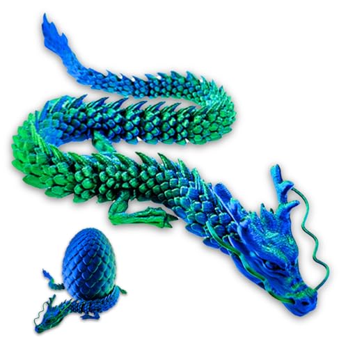 3D-gedruckter Drache im Ei, abnehmbarer, geheimnisvoller Edelstein, Kristall, Drachenfigur, Heimbüro, Schreibtischspielzeug, Autismus-Spielzeug, Ei zur Angstlinderung von Nhemeylp