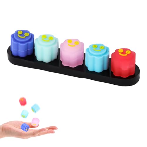 Gong Gi Koreanisches Spiel Squid Gong-Gi Spiel Personalisierte Gong Gi Steine Jacks Play Minigame Greifsteine mit langer rechteckiger Box Fun Board Reflex Herausforderung Spiel für Squid TV Fans von Nhemeylp