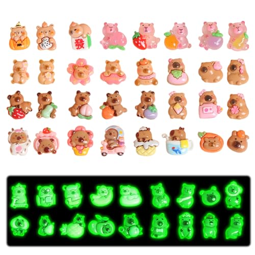 Nhemeylp Kapybara Mini-Figuren aus Kunstharz, leuchtende Mini-Figuren, leuchten im Dunkeln, für Heimwerker, Gartenlandschaft, Puppenhaus, Party, Topfdekoration, Mikro-Landschaft, Aquarien Nhemeylp Kapybara Mini-Figuren aus Kunstharz, leuchtende Mini-Figuren, leuchten im Dunkeln, für Heimwerker, Gartenlandschaft, Puppenhaus, Party, Topfdekoration, Mikro-Landschaft, Aquarien von Nhemeylp