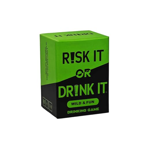 Nhemeylp Risk It or Drink It, Fun Drinking Games for Adults, Drinking Card Games, Hilarious Dares And Drinking Game for Adults College Party Game, Adult Card Party Great for Games Nights von Nhemeylp