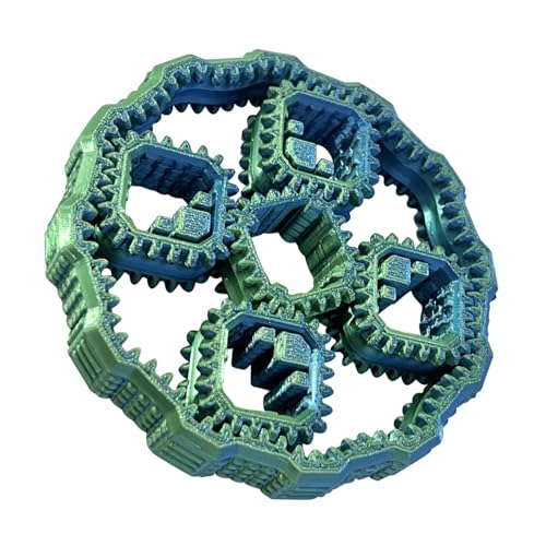 Nhujevkom 3D Gedrucktes Fidget Spielzeug, Tragbares Sinnes Spielzeug Zur Druckreduzierung An Den Fingern, Stressabbau Für Kinder Und Erwachsene Für Entspannung In Schule, Zuhause Und Büro von Nhujevkom
