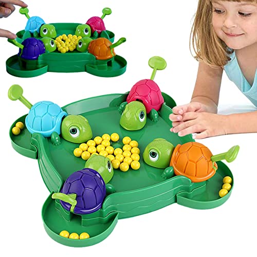 Nhujevkom Brettspiel,Brettspiel für Kinder | Hungrige Schildkröten-Fütterungsspiel,Vorschulspiel für Kinder, Hungry Turtle-, intensives Spiel der schnellen Reflexe, Schnapp dir den von Nhujevkom