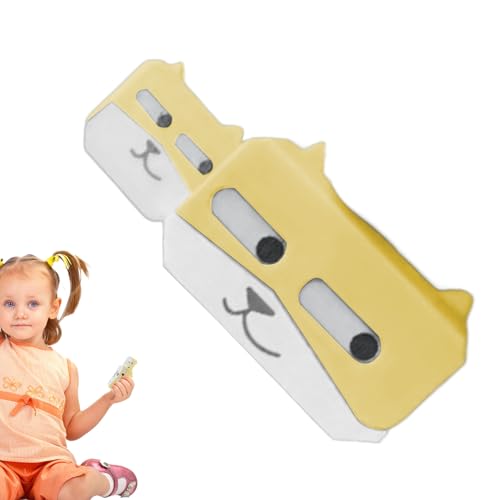 Nhujevkom Fidget Cutter Für Erwachsene | Spielzeug Mit Hundekopf Form Taschenformat Sensorik Cutter | Lustiges Entspannungs Gadget Für Sammlung Pendeln Büro Reise Schule Zuhause Mädchen von Nhujevkom
