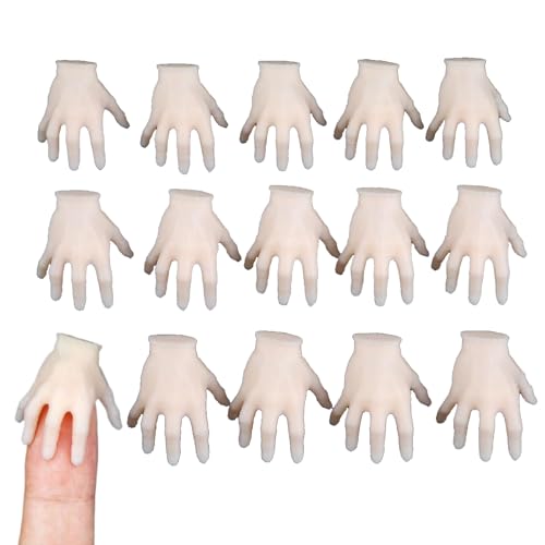 Nhujevkom Gruselige Halloween Hände, Falsche Menschliche Skelett Hände Für Halloween Zombie Party Terror Gruselige Requisiten, 15 Stücke Horror Miniaturfigur Für Tischdisplay Indoor Spukhaus von Nhujevkom