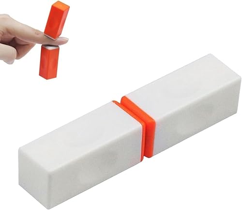 Magnetische Bauklötze Springende Bausteine ​​Fidget-Spielzeuge Für Erwachsene Bei Angstzuständen Mini-Bauklötze Fidget Spinner Magischer Würfel Dekompressions-Spielzeug (Weiß,1 Stück) von NiRwa