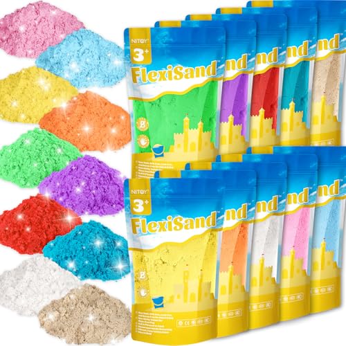 NiToy 8500g Sand Set10 Farben, Magic Sand für Kinder NiToy 8500g Sand Set10 Farben, Magic Sand für Kinder von NiToy