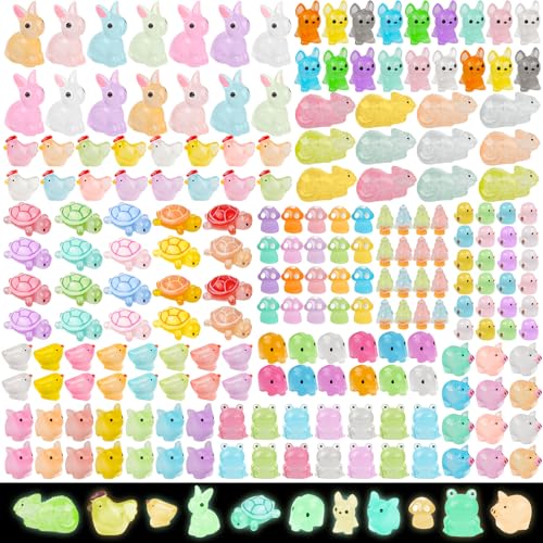NiToy Glow in The Dark Mini Resin Animal Figurines (Set of 103) von NiToy