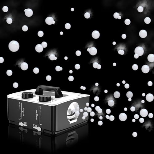 Nebelmaschine, 350W Fog Bubble Machine, No spill Design Smoke Bubble Machine, Portable Bubble Fogger, Nebel und Bubble Combo Machine für Halloween, Weihnachten, Party, Hochzeit, Geburtstag, Fotografie Nebelmaschine, 350W Fog Bubble Machine, No spill Design Smoke Bubble Machine, Portable Bubble Fogger, Nebel und Bubble Combo Machine für Halloween, Weihnachten, Party, Hochzeit, Geburtstag, Fotografie von NiaNex