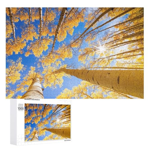 Puzzles für Erwachsene, 1000 Teile, Sonne leuchtende Bäume, Puzzle, Spaß, Familie, herausforderndes Puzzle-Spiel Puzzles für Erwachsene, 1000 Teile, Sonne leuchtende Bäume, Puzzle, Spaß, Familie, herausforderndes Puzzle-Spiel von Niapessel