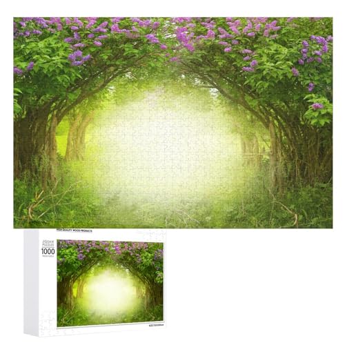 Puzzles für Erwachsene, 1000 Teile, magischer Wald, Frühlingslandschaft, Puzzle, Spaß, Familie, herausforderndes Puzzle-Spiel Puzzles für Erwachsene, 1000 Teile, magischer Wald, Frühlingslandschaft, Puzzle, Spaß, Familie, herausforderndes Puzzle-Spiel von Niapessel