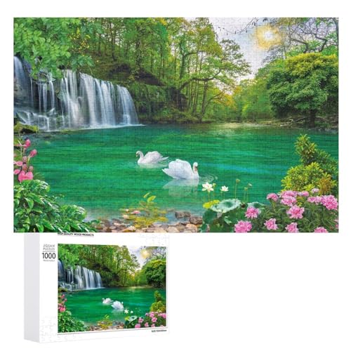 Puzzles für Erwachsene, 1000 Teile, schöne Landschaft, Seen, Puzzle, Spaß, Familie, herausforderndes Puzzle-Spiel Puzzles für Erwachsene, 1000 Teile, schöne Landschaft, Seen, Puzzle, Spaß, Familie, herausforderndes Puzzle-Spiel von Niapessel
