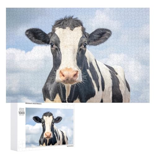Puzzles für Erwachsene, 1000 Teile, süßes Kuh-Puzzle, lustiges Familien-Puzzle-Spiel Puzzles für Erwachsene, 1000 Teile, süßes Kuh-Puzzle, lustiges Familien-Puzzle-Spiel von Niapessel