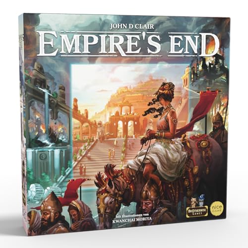 Nice Game Publishing Empire's End - Gesellschaftsspiel - 2-4 Spieler - Ab 10+ Jahre - Strategiespiel - Brettspiel - Kennerspiel - 45-60 Minuten - Ideal für den Brettspieleabend mit Freunden von Nice Game Publishing