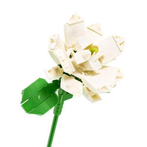 Nice Group Mattoncini - Nice Group-Flower Bausteine-Set aus Jasmin, Farbe Weiß, 78008 von Nice Group Mattoncini