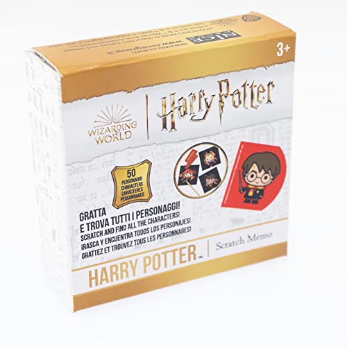 Nice Group 21110 Harry Potter Scratch Memo 50 Karten mit Hogwarts Figuren zum Entdecken, Multicolor, Taglia Unica Nice Group 21110 Harry Potter Scratch Memo 50 Karten mit Hogwarts Figuren zum Entdecken, Multicolor, Taglia Unica von Nice Group
