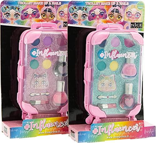 Nice Group 92000 Influencer Big Trolley, Make Up und Nagellack, für Kinder, Mehrfarbig, Taglia Unica Nice Group 92000 Influencer Big Trolley, Make Up und Nagellack, für Kinder, Mehrfarbig, Taglia Unica von Nice Group