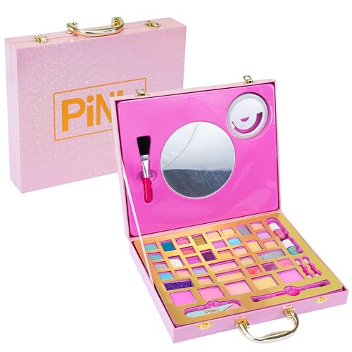 Nice Group - Pink it Selfie Ring Suitcase, 1 Koffer Schminkset mit Spiegel und Leuchtring für Selfie von PINKIT