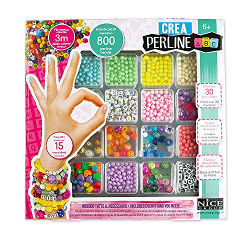 PERLINE ABC - Nice Group 800 mit Spezialperlen -87002, 87002 PERLINE ABC - Nice Group 800 mit Spezialperlen -87002, 87002 von Nice Group