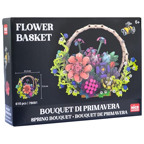 Nice Mattoncini – Frühlingsblumenstrauß mit Biene und Marienkäfer Nice Mattoncini – Frühlingsblumenstrauß mit Biene und Marienkäfer von Nice Mattoncini
