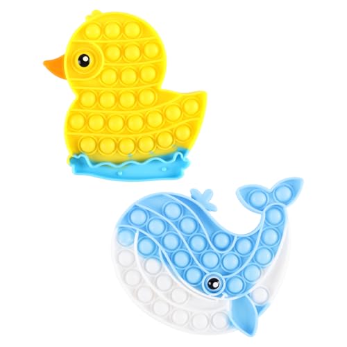 Nicear Gelbe Ente Push Pop Bubble Delfin Quetschblase Tier Poppet Spielzeug Nicear Gelbe Ente Push Pop Bubble Delfin Quetschblase Tier Poppet Spielzeug von Nicear