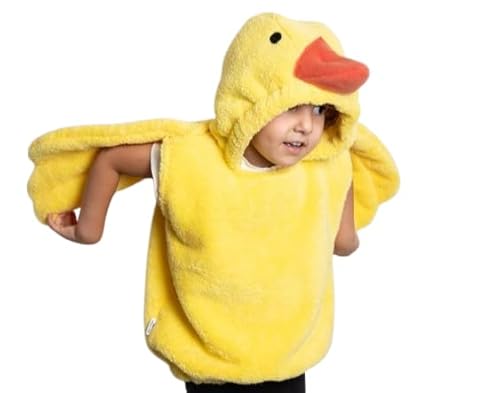 Niceyoeuk Kinderkostüm mit Tiermotiv, kurzärmelig, Kapuzenpullover, Top, Halloween, Bühnenkleidung (Rot, 90) von Niceyoeuk