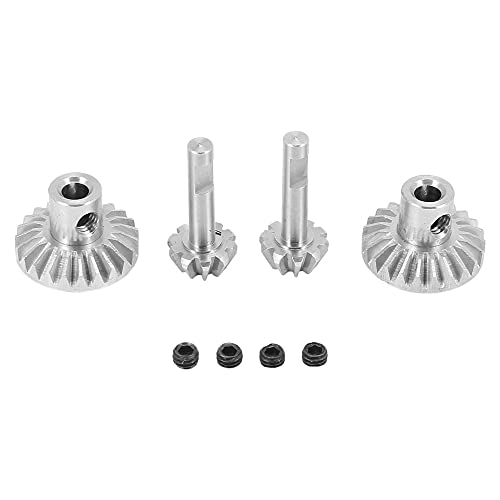 Nicfaky 4-teiliges Stahlgetriebe-Set für Vorder- und Hinterachse, Antriebswellen-Getriebe-Set für B24, B36, C14, C24, MN, D90, MN99S, Upgrade-Teile von Nicfaky