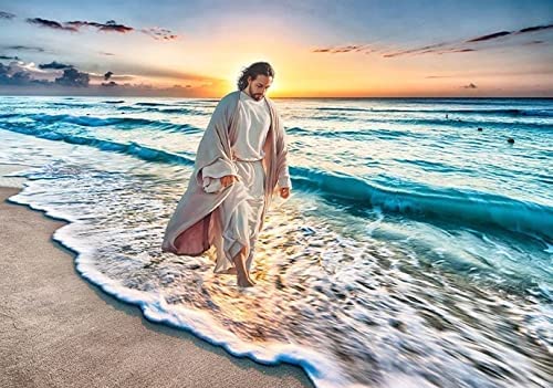 Puzzle, 300 Teile für Erwachsene und Jugendliche, Jesus is at Sea Fun Lernspiel, intellektuelles Puzzle, Geschenk für Ostern, Hallowen, Weihnachten, Geburtstag Puzzle, 300 Teile für Erwachsene und Jugendliche, Jesus is at Sea Fun Lernspiel, intellektuelles Puzzle, Geschenk für Ostern, Hallowen, Weihnachten, Geburtstag von Nichpedr