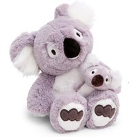 NICI 61717 - Koala Barry mit Kind, 30cm, Plüsch-Kuscheltier, Wild Friends, GREEN von Nici GmbH
