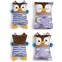 NICI 62295 - Cosidoos Eule, Schlaftier/Kissen mit Wendefunktion, 1 Stück, Plüsch, 30x20x11cm von Nici GmbH
