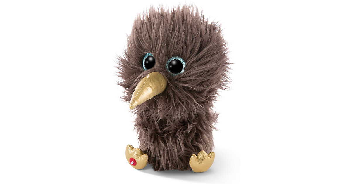 Glubschis Kuscheltier Kiwi Kiwi Soda 15cm (46622) braun/gold von Nici