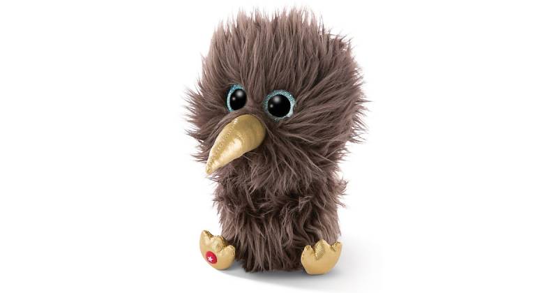 Glubschis Kuscheltier Kiwi Kiwi Soda 15cm (46622) braun/gold von Nici