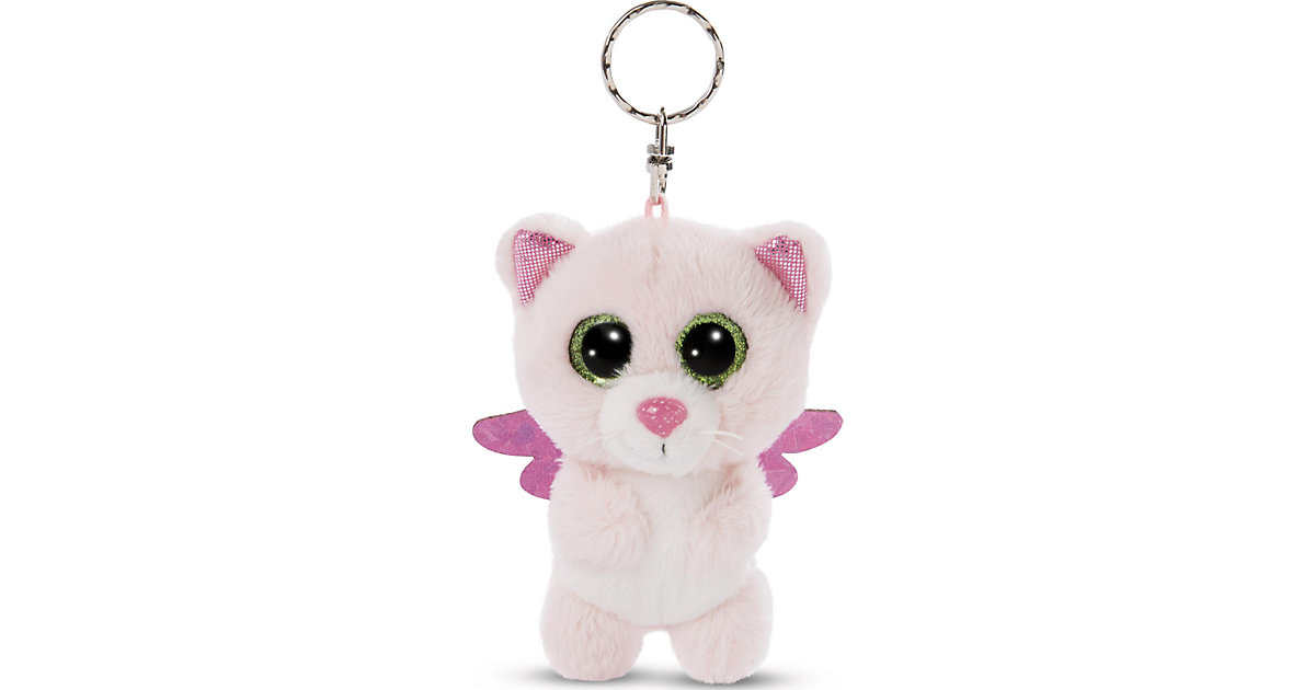 Glubschis Schutzengel Schlenker 9cm Katze Glowy (47833) pink von Nici
