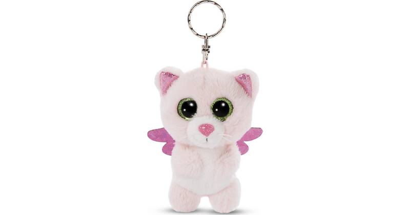 Glubschis Schutzengel Schlenker 9cm Katze Glowy (47833) pink von Nici