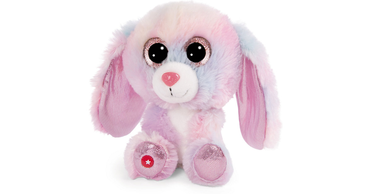 Kuscheltier GLUBSCHIS Hase, Candy Cream, 15 cm (48682) bunt von Nici